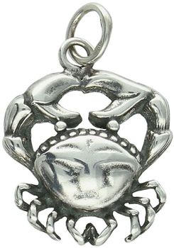Srebrna zawieszka próba 925 w kształcie znaku zodiaku Rak, wymiary 2,0 cm x 1,7 cm, waga 1,80 g. Subtelna biżuteria z symboliką zodiaku.1.jpg